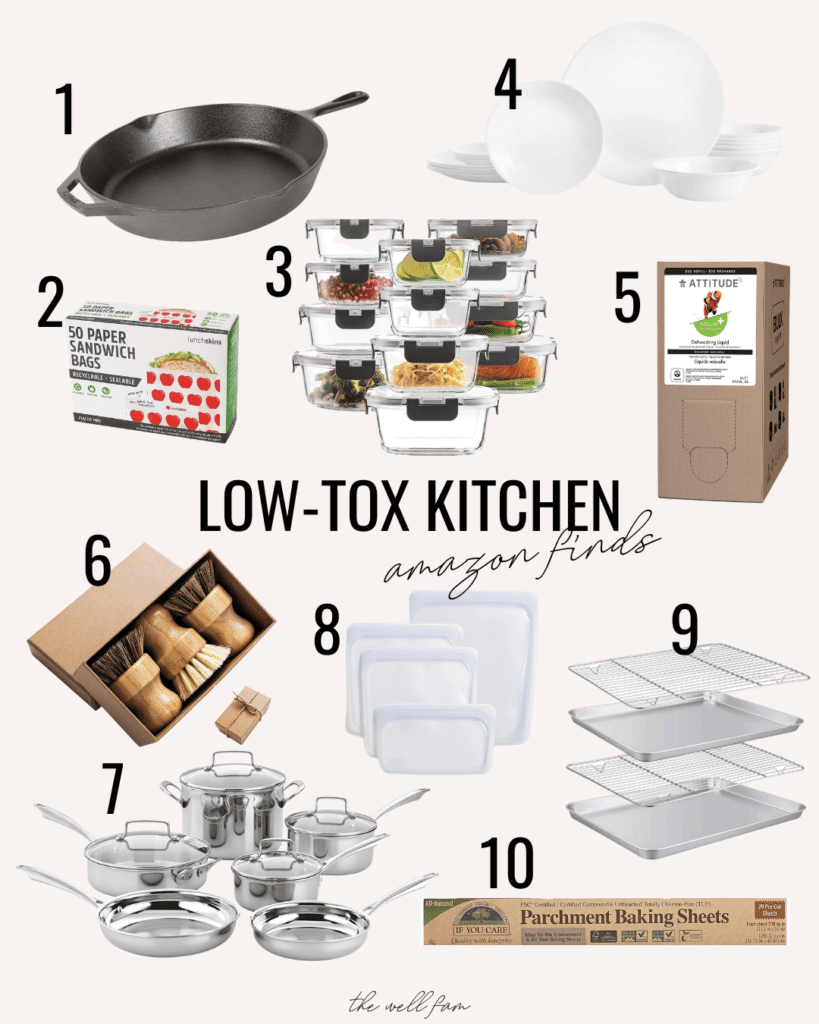 low tox kitchen essentials from amazon